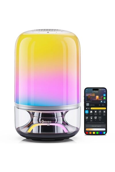 Govee masa lambası 2 Pro x Sound by JBL, hoparlörlü LED masa lambası