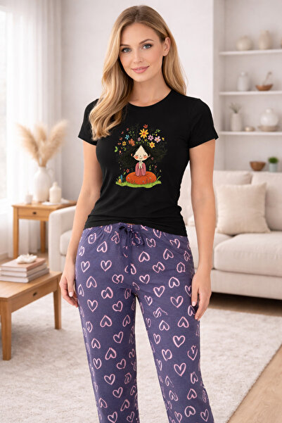 MVRDAR Pijamale dama din bumbac premium, pijama femei confortabila