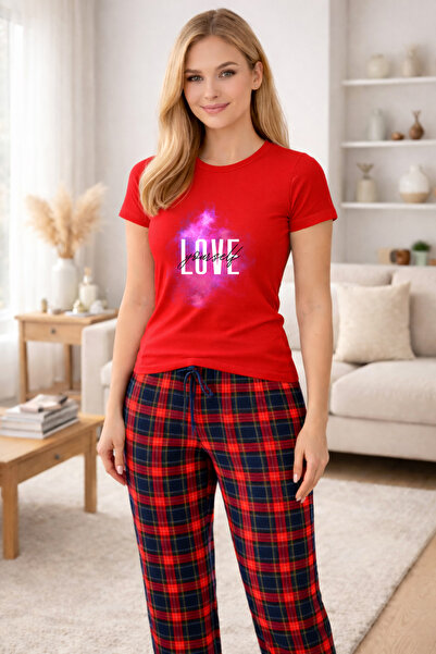 MVRDAR Pijamale dama din bumbac premium, pijama femei confortabila