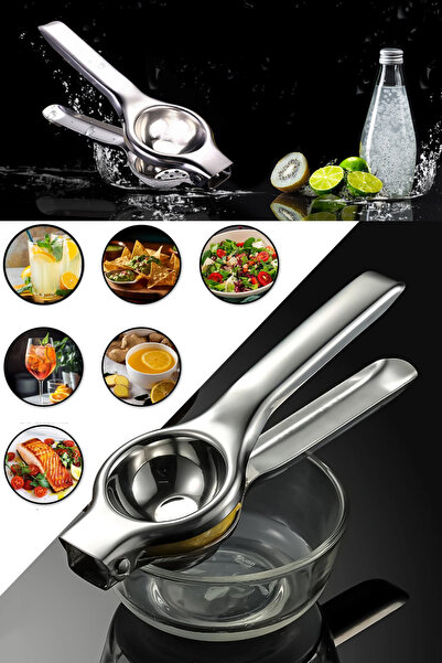 Shopura Professional Bartender Type Citrus Hand Press, Manual Solid Fruit Squ...