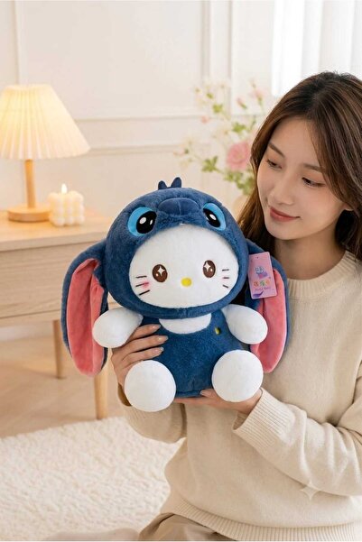 NUREYY AKSESUAR kostümlü hello kitty peluş 30 cm peluş