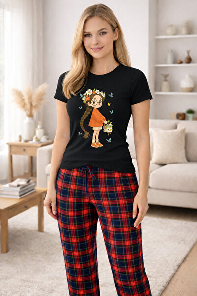 MVRDAR Pijamale dama din bumbac premium, pijama femei confortabila