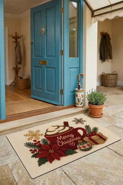 Valerine Life Door Mat 45X70Cm Interior Outdoor New Year Products Christmas D...