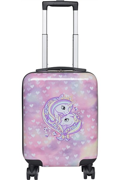 BECKMANN , çocuk çantası Unicorn Princess Purple, sağlam sert kabuklu çanta e...
