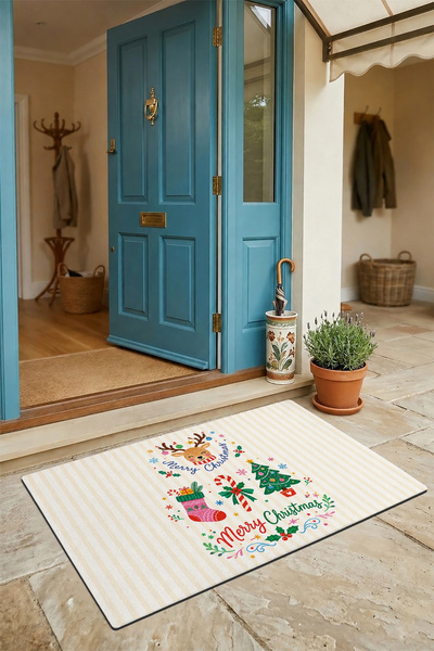 Valerine Life Door Mat 45X70Cm Indoor Outdoor New Year Products Christmas Dec...
