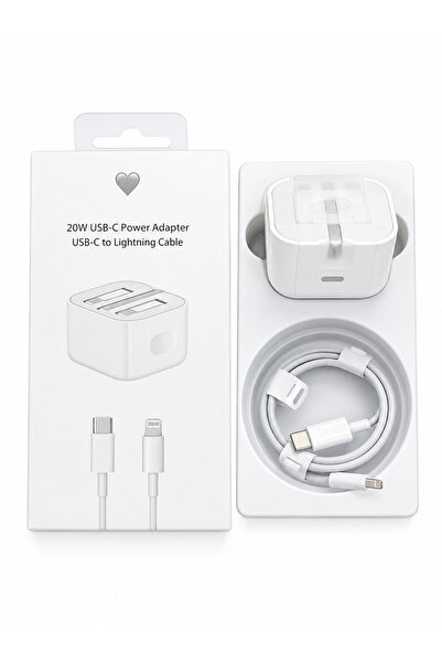 Generic Brand Power Adapter with USB-C to Lightning Cable 20W USB-C, Wall Cha...