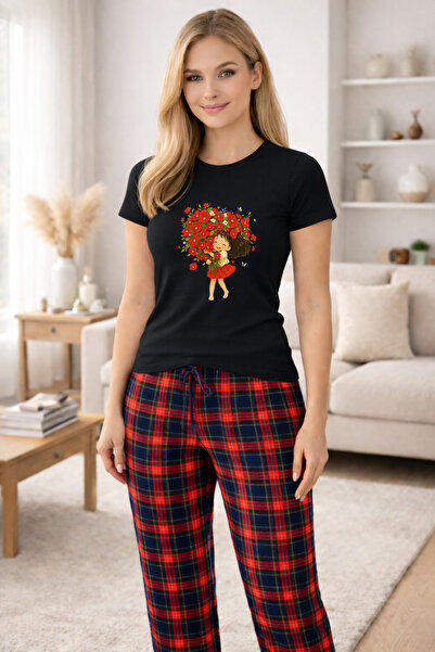 MVRDAR Pijamale dama din bumbac premium, pijama femei confortabila