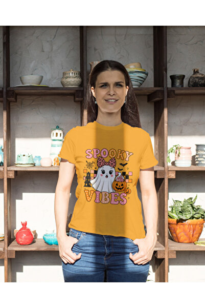 MVRDAR Tricouri unisex 100% bumbac colecția Halloween, Spooky și Horror