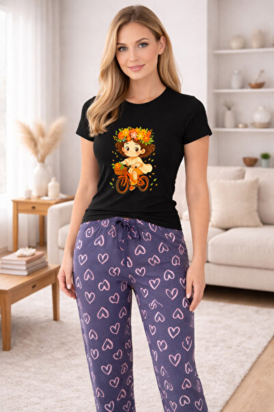 MVRDAR Pijamale dama din bumbac premium, pijama femei confortabila