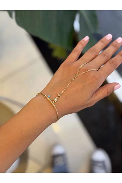 Şeker Portakalım Stone Bracelet Şahmeran - Gold