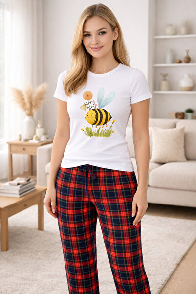 MVRDAR Pijamale dama din bumbac premium, pijama femei confortabila