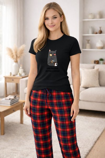 MVRDAR Pijamale dama din bumbac premium, pijama femei confortabila