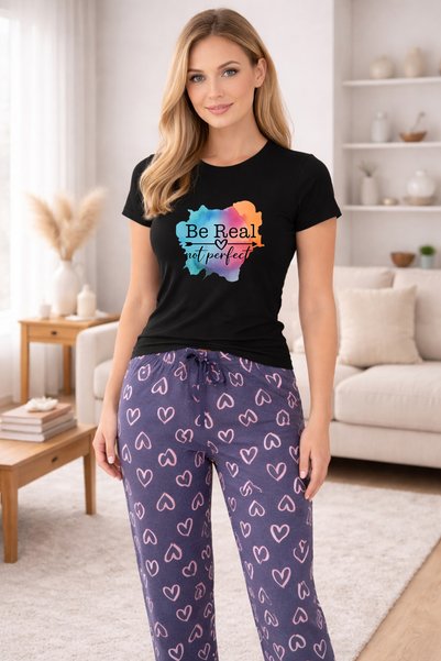 MVRDAR Pijamale dama din bumbac premium, pijama femei confortabila