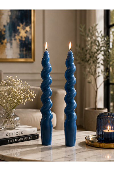 By Şirin Candle Burgu Şamdan Mum 2 li