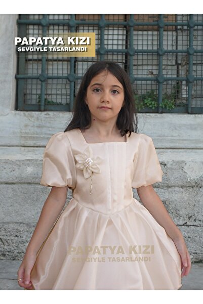 papatya kızı Special Design Angelika Fabric Girls' Evening Dress