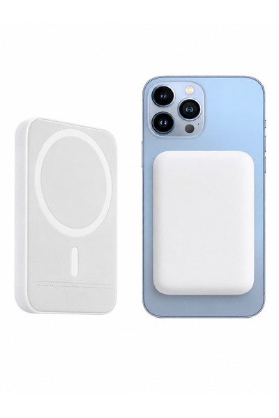 Moxti MagSafe Manyetik Kablosuz Powerbank – iPhone ve Samsung Uyumlu, Hızlı Ş...