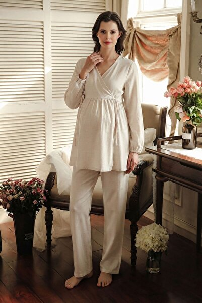 Generic Brand Venera Maternity and Breastfeeding Compatible V-Neck Double-Bre...