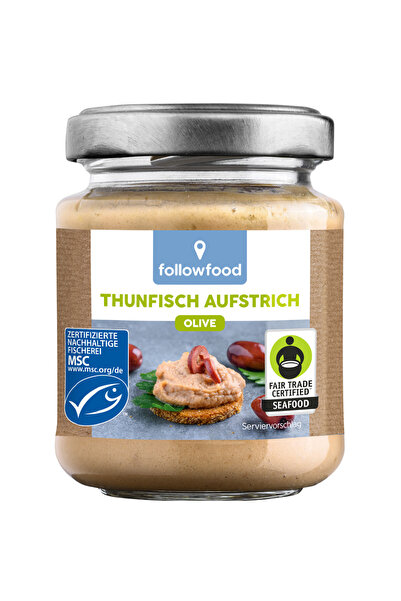Followfood Крем от риба тон с маслини 120 г