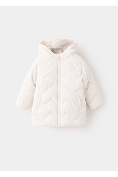 MANGO Baby Uzun kapitone anorak