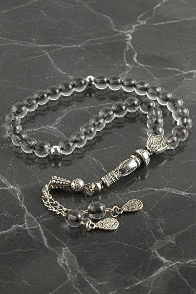 HOŞGÖR ACCESSORIES سبحة من حجر الزجاج 8 ملم