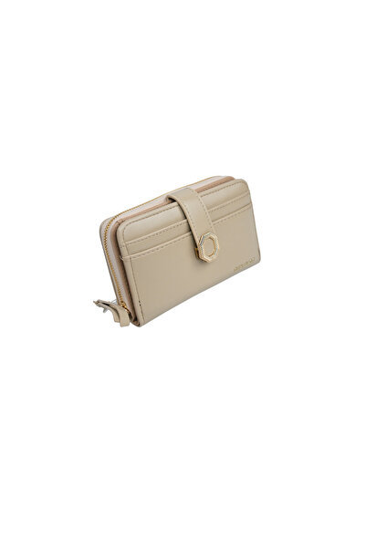 dukidasoturkiye Duki Daso Beige Women's Wallet with Card Holder Compartment a...
