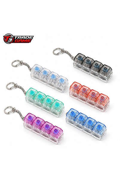 Generic 4-Key LED Keyboard Fidget Toy with Random Color and LED Lights for Se...