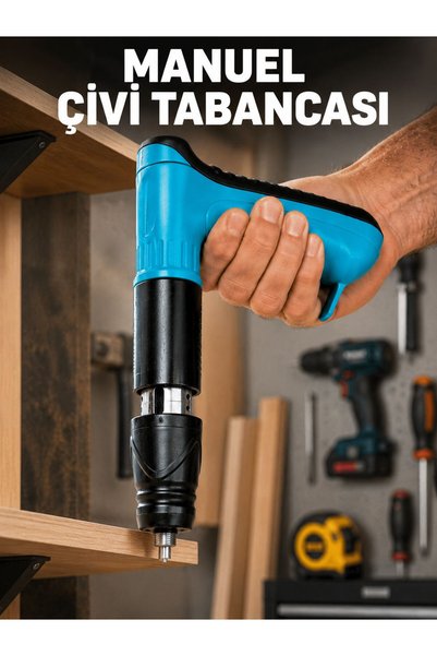 Metal Gövdeli El Tipi Çivi Tabancası Profesyonel Montaj Tabancası