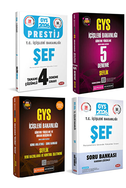 Pegem Akademi Yayıncılık Data 17 Ağustos 2026- 2027 GYS İçişleri Bakanlığı ŞE...