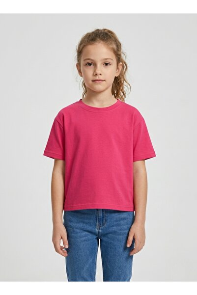 Babyqlo Unisex Plain Maroon Boxy-fit Oversize Casual T-Shirt