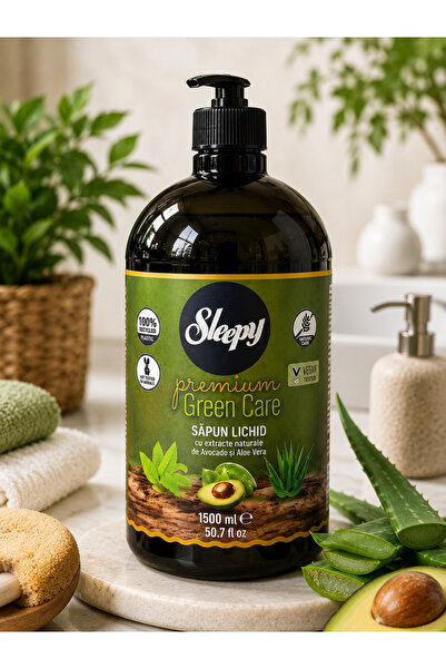 Virello Săpun lichid Premium Green Care, Avocado & Aloe Vera, 1500 ml