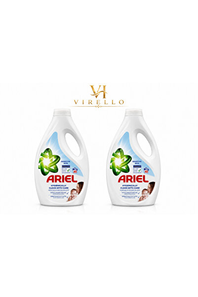 Virello Set 2 x Detergent lichid Arieel Sensitive Skin, 40 spălări/buc, pentr...