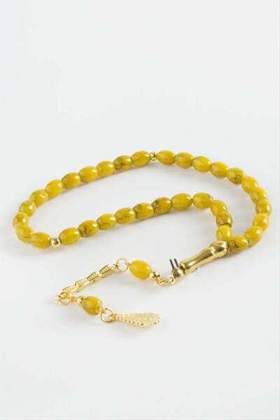 HOŞGÖR ACCESSORIES Egyptian Cut Glass Stone Prayer Beads 7 mm