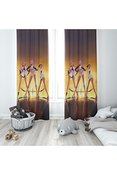 GENELOEM Huntri̇x Kpop Background Curtain M44