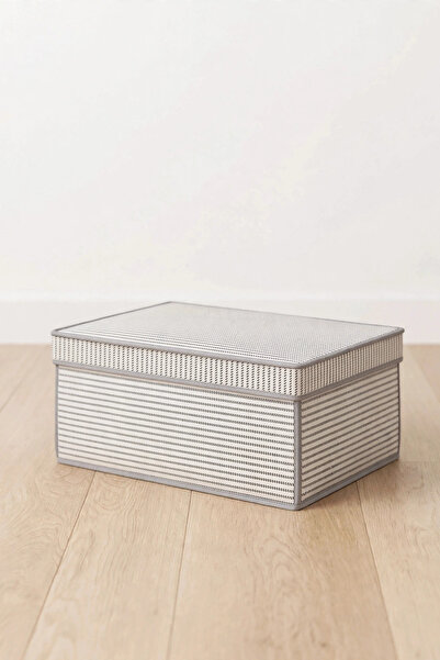 VAYBE Under Bed and Inside Cabinet Storage Box Foldable Organizer Box with Li...
