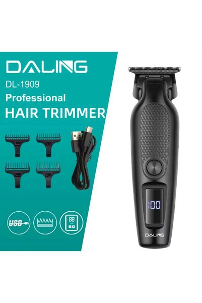 daling New Professional USB Rechargeable Electric Hair Clipper, Self-Cutting, Cordless, Latest Hair Clipper for Salons DL-1909