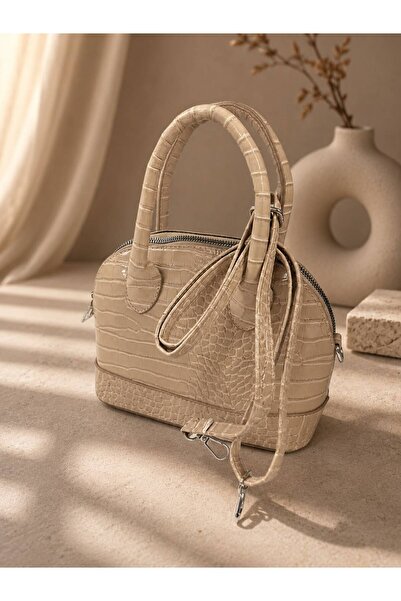 Glario style Beige Mini Hand and Shoulder Bag