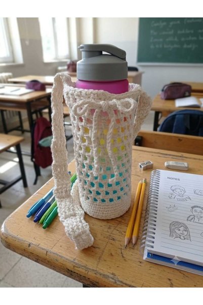 masalsı örgü Bohemian Water Bottle Case