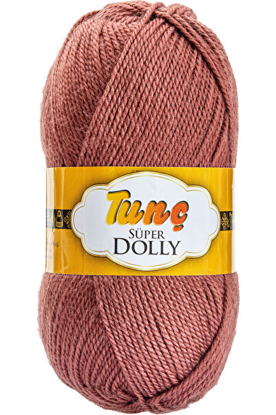Tunç Super Dolly Booties Rope 100 Gr 225 m - Dried Rose 214