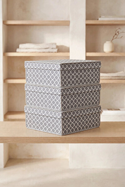 VAYBE 3-Piece under Bed and Inside Cabinet Storage Box with Lid Foldable Orga...