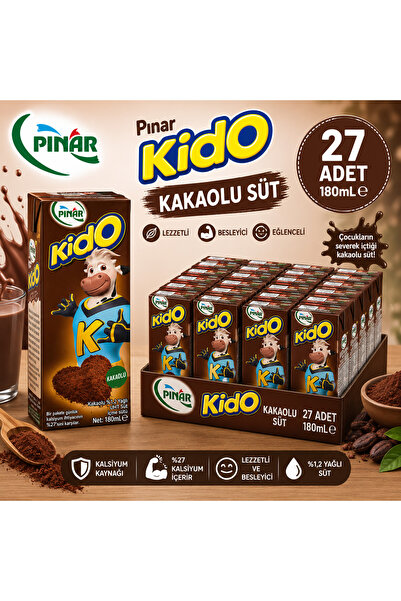 Pınar KİDO KAKAO 180 ML 27 ADET