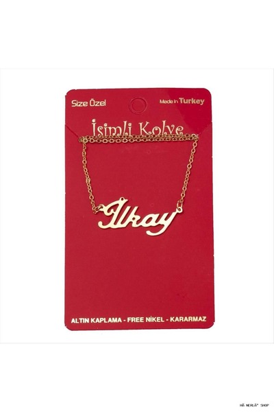 ZERO LAND SHOPHNRL İlkay isimli (02924) kolye Sarı