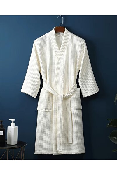 MAXQON ® Bathrobe (Unisex) - 100% Cotton Waffle Highly Absorbent Super Soft B...