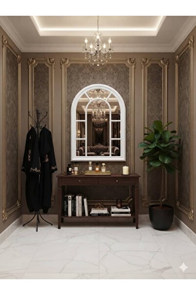 Generic Brand Elegant mirror with a luxurious frame, 100 x 70 cm