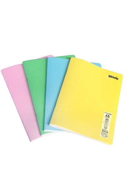 Mynote Text PASTEL Defter A5 40 yp Çizgili SpiralsizKARIŞIK 1 ADET