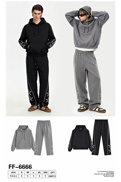 Urban Collection Мъжки анцуг със звезди Urbancollection