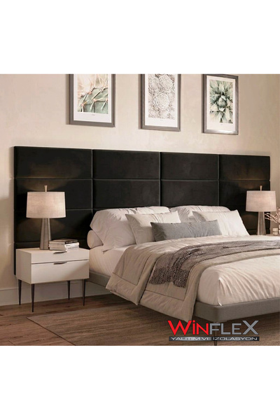 WİNFLEX (25x50Cm) Dikdörtgen Kumaş Kaplı Akustik Panel-(1 ADET)