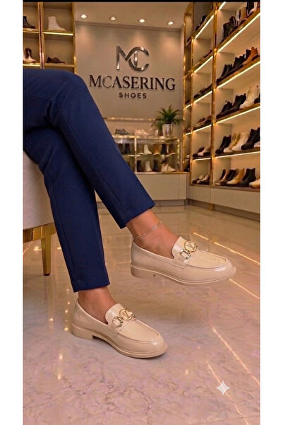 MCASERING Lüx Ortopedik Kaymaz Tabanlı Ultra Hafif Günlük Kadın / Kız OXFORD Babet Casual Ayakkabı
