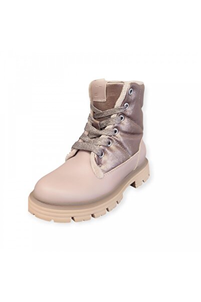 Safety jogger Παιδικά Μποτάκια με κορδόνια 620498-Ροζ/Μπρονζέ