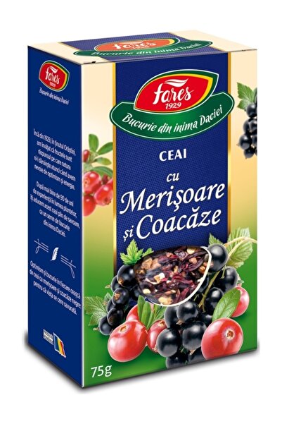 Fares Ceai cu merisoare coacaze 75g
