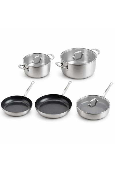 Greenpan X Mauviel Limited Edition 8 Piece Cookware Set |